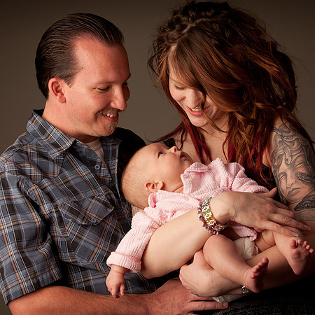 Christina, Evelyn and John